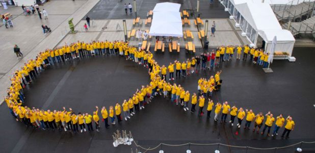 Gelbe Schleife als Zeichen der Anerkennung und Solidarität für unsere Bundeswehrangehörigen